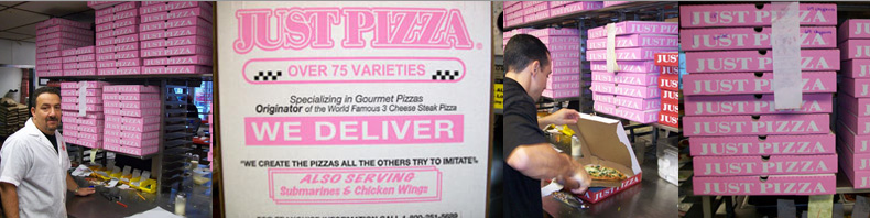 Just Pizza Kitchen and Boxes