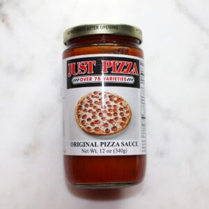 12 oz jar of JUST PIZZA & Wing Co. Original Pizza Sauce in Buffalo, NY