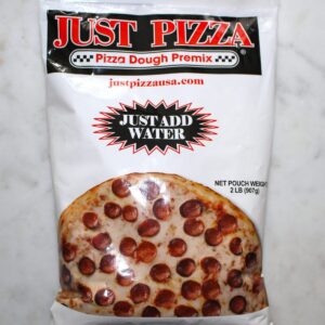 Pizza dough premix used by JUST PIZZA & Wing Co. in Buffalo, NY for fresh pizza dough